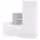 SMÅSTAD / PLATSA Комбинация д/хранения - белый/с рамой 180x57x181 см