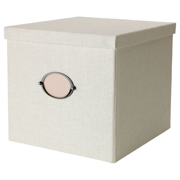 Коробка с крышкой КВАРНВИК, белый - фото 1