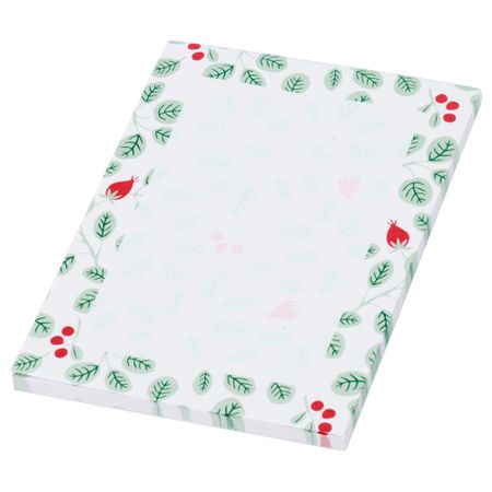 Блокнот для записей АНИЛИНАРЕ, белый, зеленый (17x13 см)