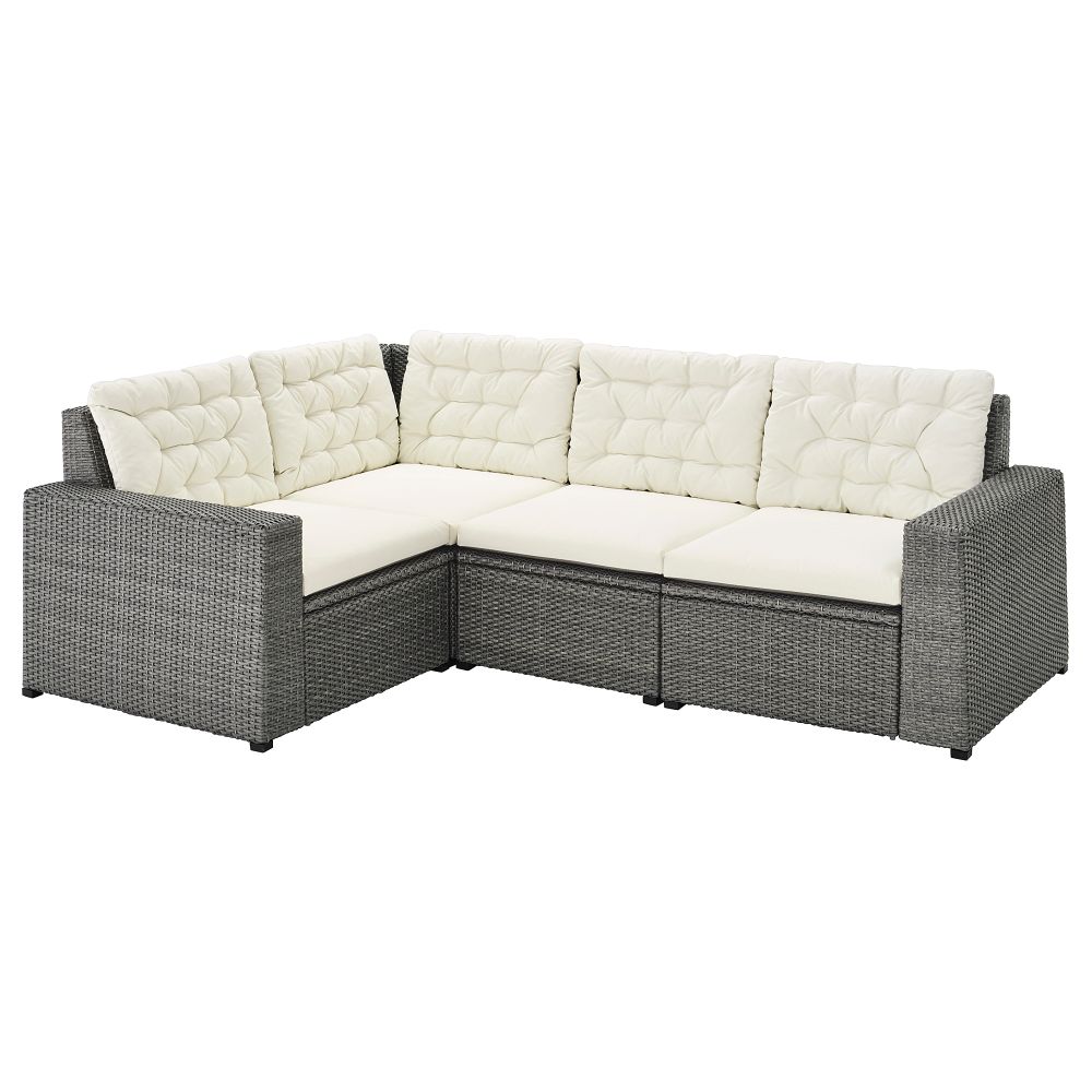 Модульный Угловой 3-местный диван, садовый IKEA SOLLERÖN СОЛЛЕРОН 993.036.30 - фото 1