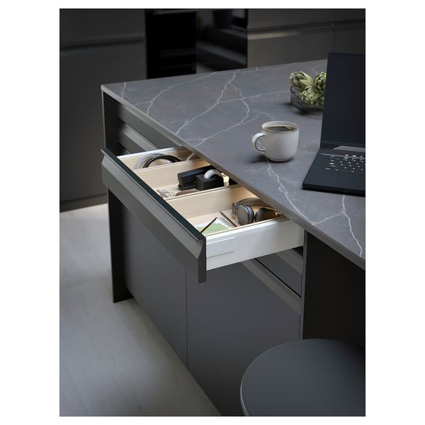 UPPDATERA Лоток д/кухонных принадлежностей - бамбук 20x50 см - фото 5