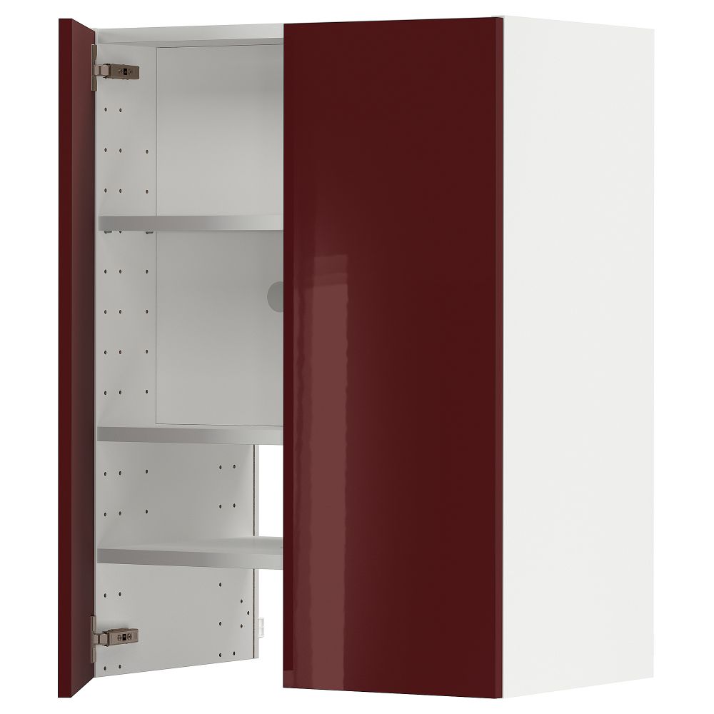Навесной шкаф для вытяжки, полка, дверь IKEA METOD МЕТОД 995.045.15 - фото 1