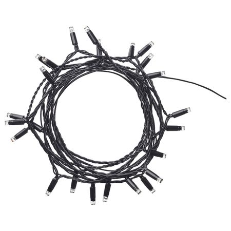 Гирлянда, 24 светодиода, для сада черный IKEA LEDLJUS ЛЕДЛЬЮС 303.574.56