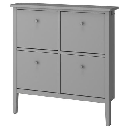 GULLABERG Галошница, 4 отделения - серый 105x22x107 см