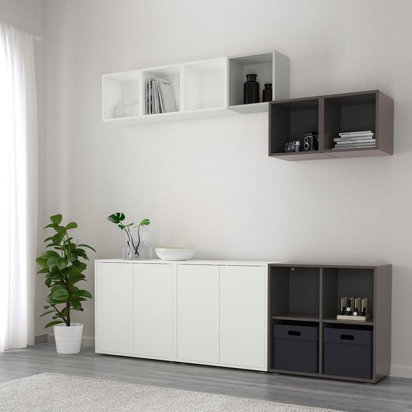 Комбинация шкафов с ножками, 210x35x180 cm IKEA EKET ЭКЕТ 892.210.60 - фото 3