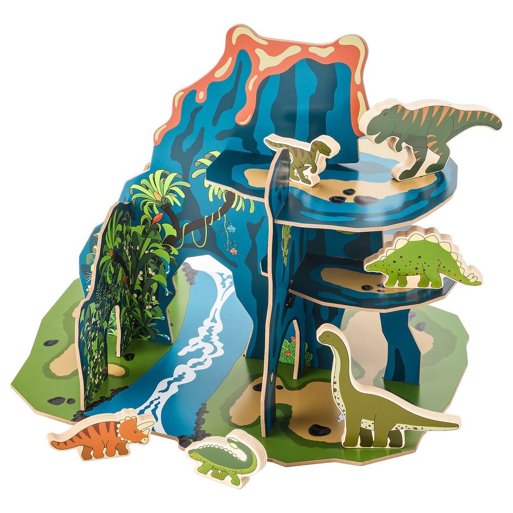 Набор «Мир динозавров», 12 предмета IKEA JÄTTELIK ЙЭТТЕЛИК 204.712.02 - фото 1