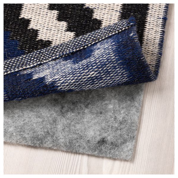 Ковер безворсовый ОВЕРАЛЛЬТ, черный (80x200 см) - фото 2