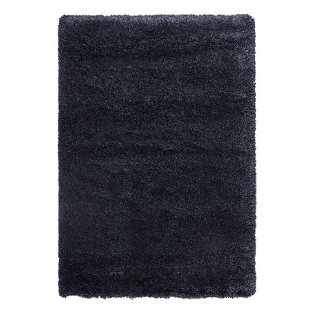 Ковер, длинный ворс, темно-синий, 133x195 см IKEA VOLLERSLEV ВОЛЛЕРСЛЕВ 904.925.74