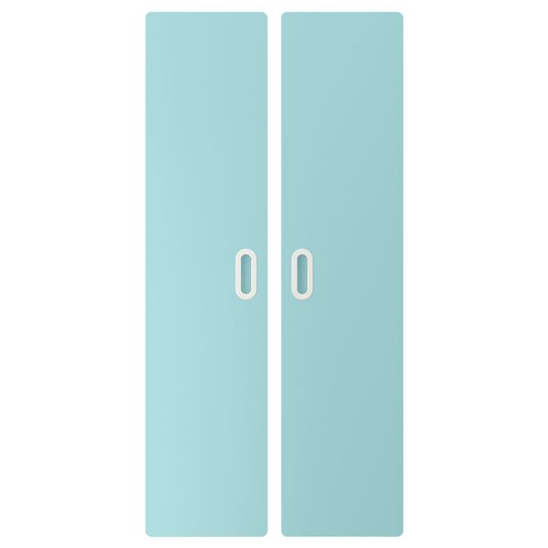 Дверь, голубой 60x128 см 2 шт IKEA FRITIDS ФРИТИДС 403.867.50 - фото 1