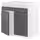 METOD Шкаф д/двойной мойки ХАВСЕН