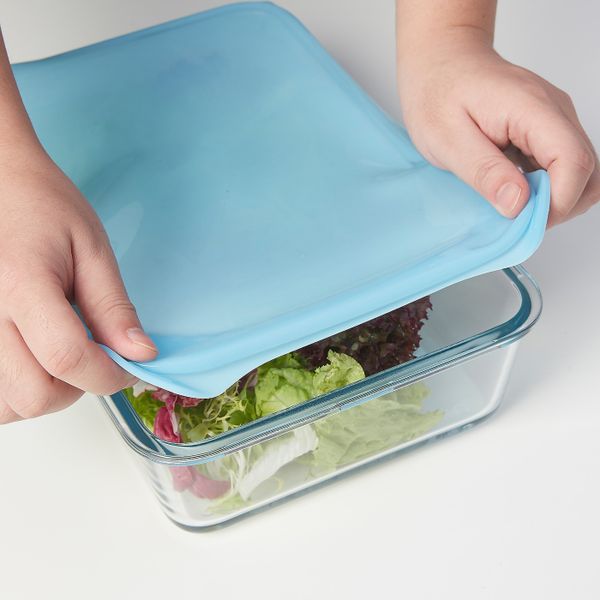 Крышка, 2 шт., силикон голубой IKEA ÖVERMÄTT ОВЕРМЭТТ 304.835.39 - схема-чертеж с размерами