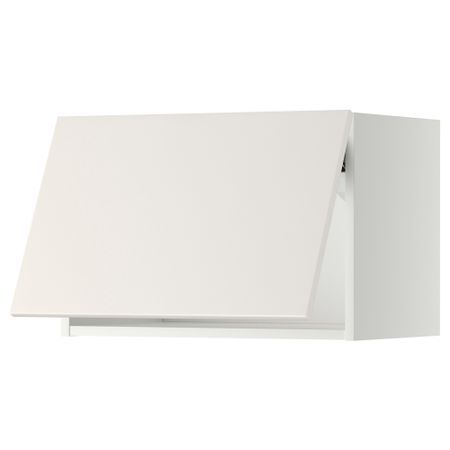 Горизонтальный навесной шкаф МЕТОД, белый, Веддинге белый