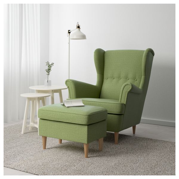 Табурет для ног СТРАНДМОН, Шифтебу зеленый - фото 2