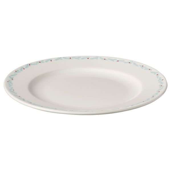 Тарелка десертная, белый, 21 см IKEA ВИНТЕРФЕСТ 404.426.33 - фото 1