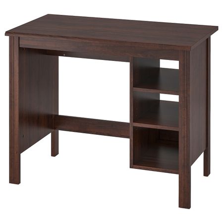 Письменный стол, коричневый 90x52 см IKEA BRUSALI БРУСАЛИ 303.796.70