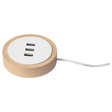 Зарядное устройство USB НУРДМЭРКЕ, белый