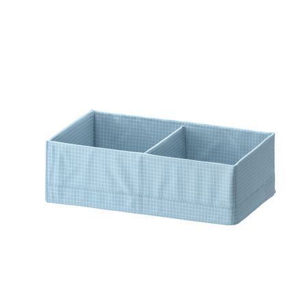 Ящик с отделениями, сине-серый 20x34x10 см IKEA STUK СТУК 304.939.15