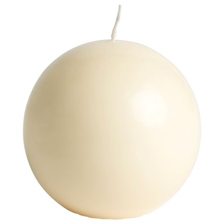 Неароматическая свеча формовая ФЕНОМЕН, круглой формы, естественный (10 см)