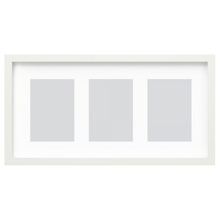 RÖDALM РЁДАЛЬМ Рама для 3 картин - белый 55x28 см