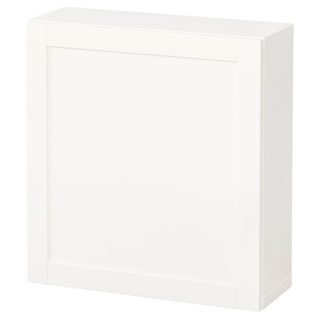 Комбинация настенных шкафов, белый/Ханвикен белый 60x22x64 см IKEA BESTÅ БЕСТО 694.415.67