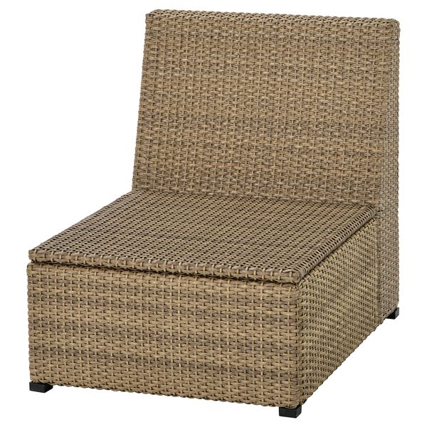 1-местная секция, садовая, коричневый IKEA SOLLERÖN СОЛЛЕРОН 603.736.24 - фото 2