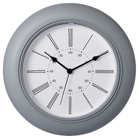 Настенные часы, серый 30 см IKEA SKAJRON СКАЙРОН 204.313.72