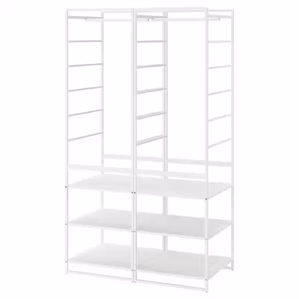 JONAXEL Гардероб, комбинация - белый 99x51x173 см - фото 1