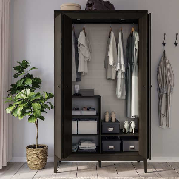 Коробка с крышкой, темно-серый, 25x36x15 см IKEA TJOG ЧУГ 404.776.65 - фото 5