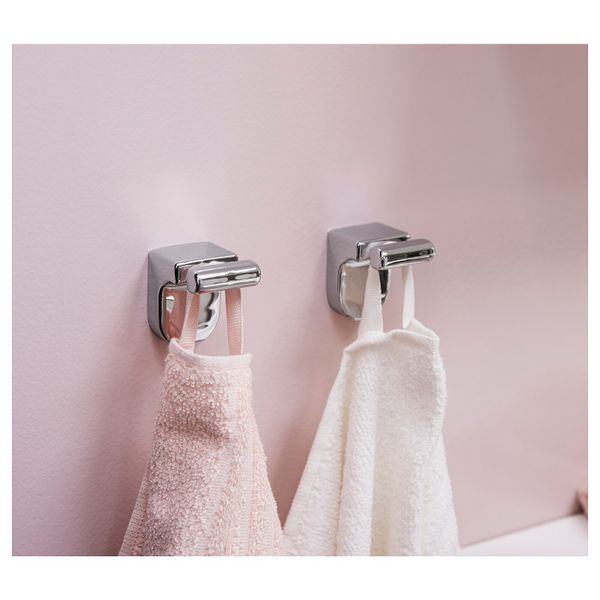 Вешалка, хромированный 2 шт IKEA KALKGRUND КАЛЬКГРУНД 903.690.22 - фото 3