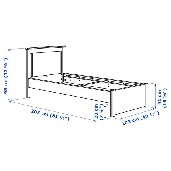 IKEA, дополнительный ракурс - схема-чертеж с размерами