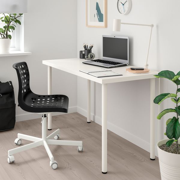 Рабочий стул, черный-белый IKEA SKÅLBERG СКОЛБЕРГ / SPORREN СПОРРЕН 692.756.62 - схема-чертеж с размерами