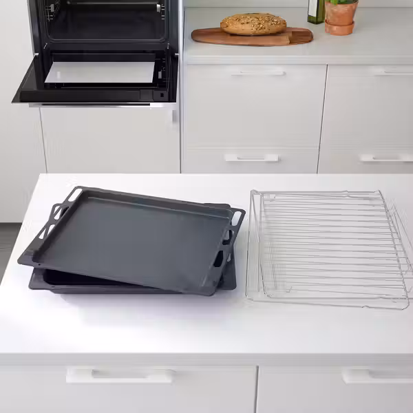 ANRÄTTA Духовка с горяч обдув и пирол функ - IKEA 700 нержавеющая сталь - фото 7