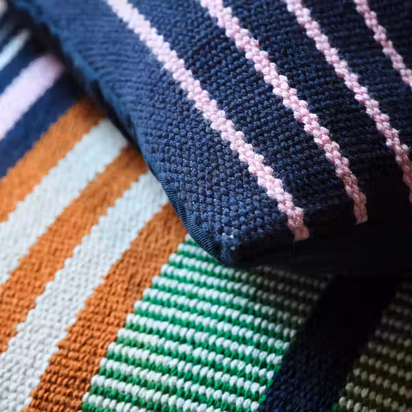 MÄVINN МЭВИНН Чехол на подушку - разноцветный/орнамент «полоска» 50x50 см - фото 4