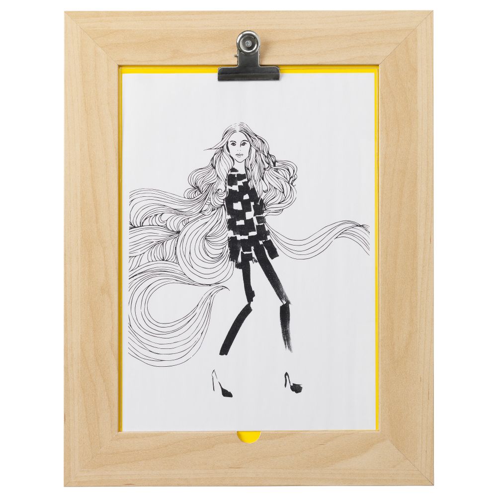 Картина БИАРУМ, под березу, желтый (31x39 см) - фото 1