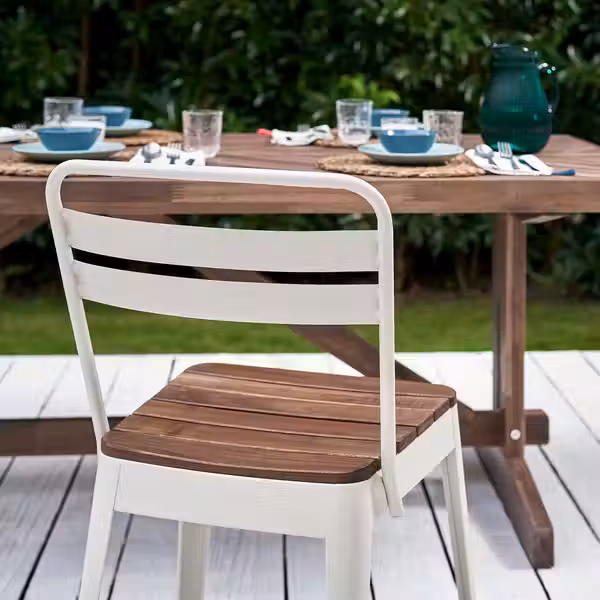 NORRMANSÖ Садовый стул - д/дома/улицы бежевый/акация - фото 4