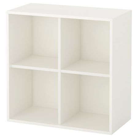 EKET Шкаф с 4 отделениями - белый 70x35x70 см