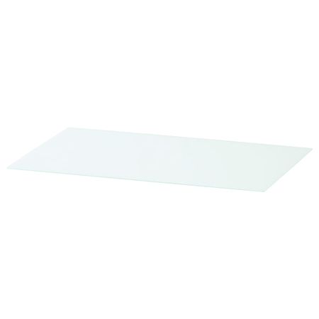Стеклянная столешница, белый 80x48 см IKEA MALM МАЛЬМ 904.299.74