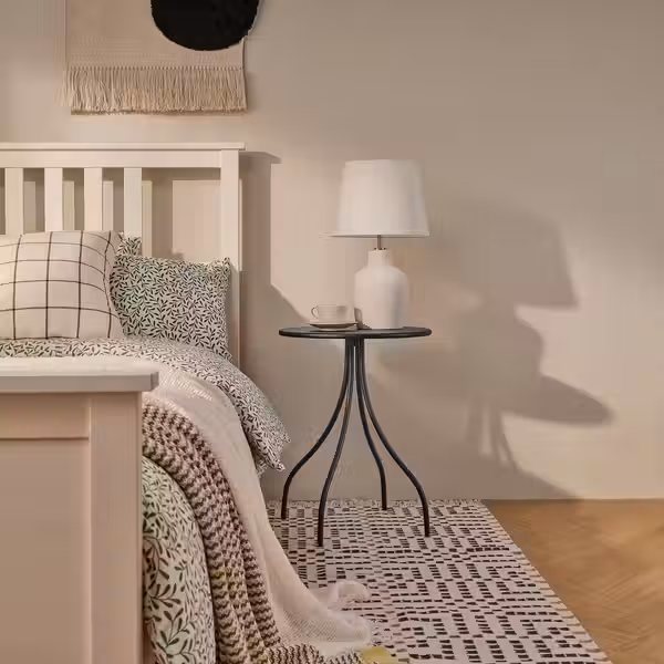 TÅNEBRO ТОНЕБРО Придиванный столик - д/дома/улицы/антрацит 46 см - фото 4