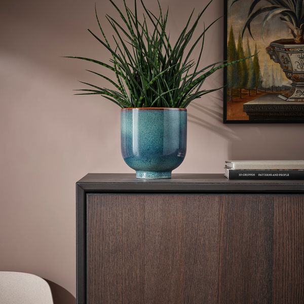 Кашпо, для дома, улицы темно-синий 15 см IKEA DRÖMSK ДРЁМСК 004.968.40 - фото 5