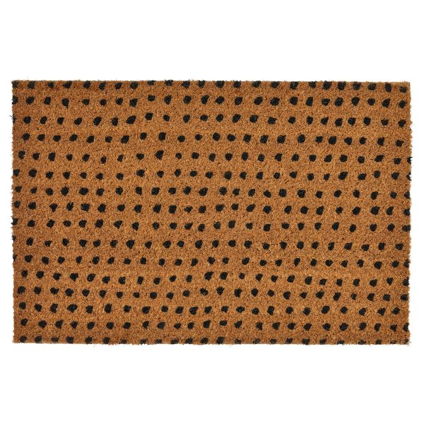 Придверный коврик для дома, неокрашенный/черный 40x60 см IKEA TINDBÄK ТИНДБЭК 805.078.68 - фото 1