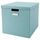 Коробка с крышкой ТЬЕНА, голубой (32x35x32 см)