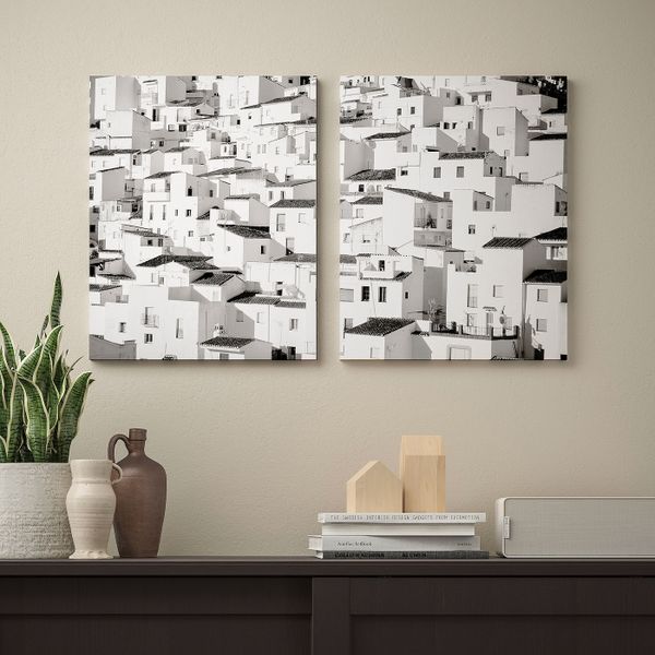 Картина, Городок в горах 40x50 см IKEA PJÄTTERYD ПЬЕТТЕРИД 204.955.85 - фото 2