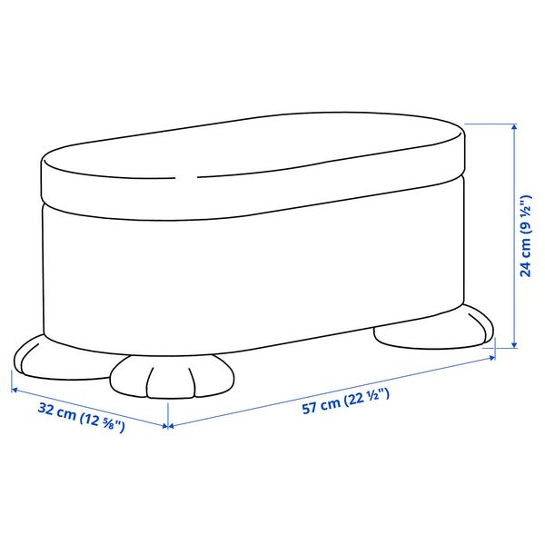 IKEA, дополнительный ракурс - схема-чертеж с размерами