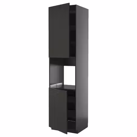 METOD Высок шкаф д/духовки/2дверцы/полки