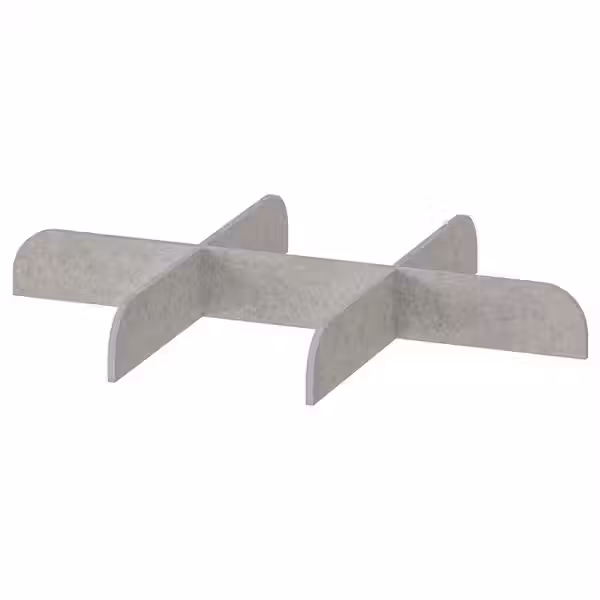 KOMPLEMENT Разделитель для выдвижной полки - светло-серый 50x35 см - фото 1