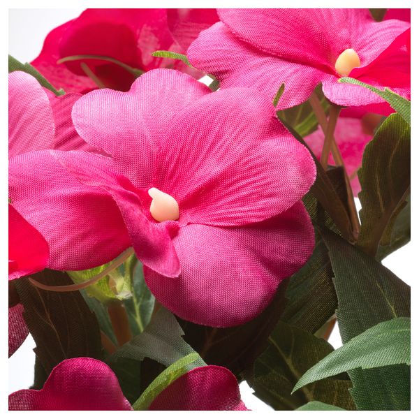 Искусственное растение в горшке ФЕЙКА, Недотрога розовый (12 см) - фото 2