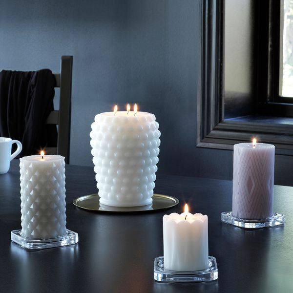 Неароматическая свеча формовая, 3 фитиля, белый 19 см IKEA FRAMBRINGA ФРАМБРИНГА 304.881.79 - фото 3