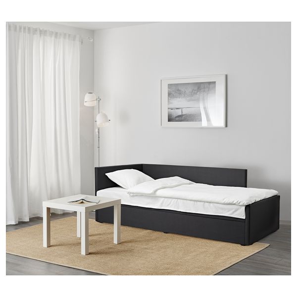 Кровать-кушетка, 90x200 см, серый IKEA OTEREN 404.051.93 - фото 3