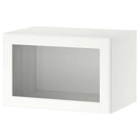 Стеллаж с дверью, белый, Ostvik белый, 60x42x38 см IKEA BESTÅ БЕСТО 694.249.97