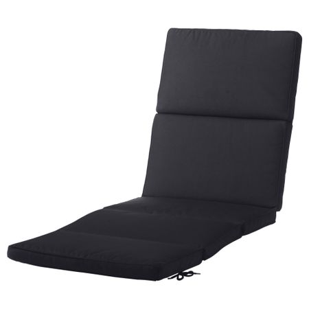 Подстилка на шезлонг КУНГСЭ, черный (190x60 см)